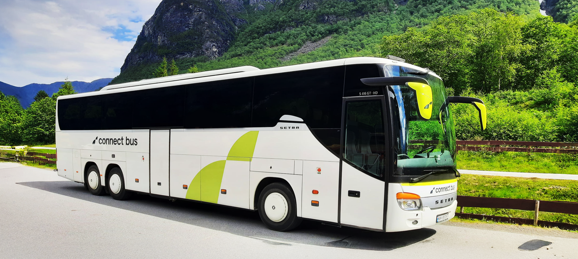 Connect Bus fjell og landskap